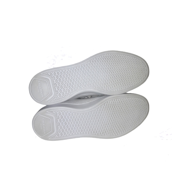 Cole Haan Grand Crosscourt Leather Sneakers White Breathable - Picture 12 of 12